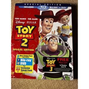 Toy Story 2 Special Edition Blu-Ray only--1 disc--with Tom Hanks and Tim Allen